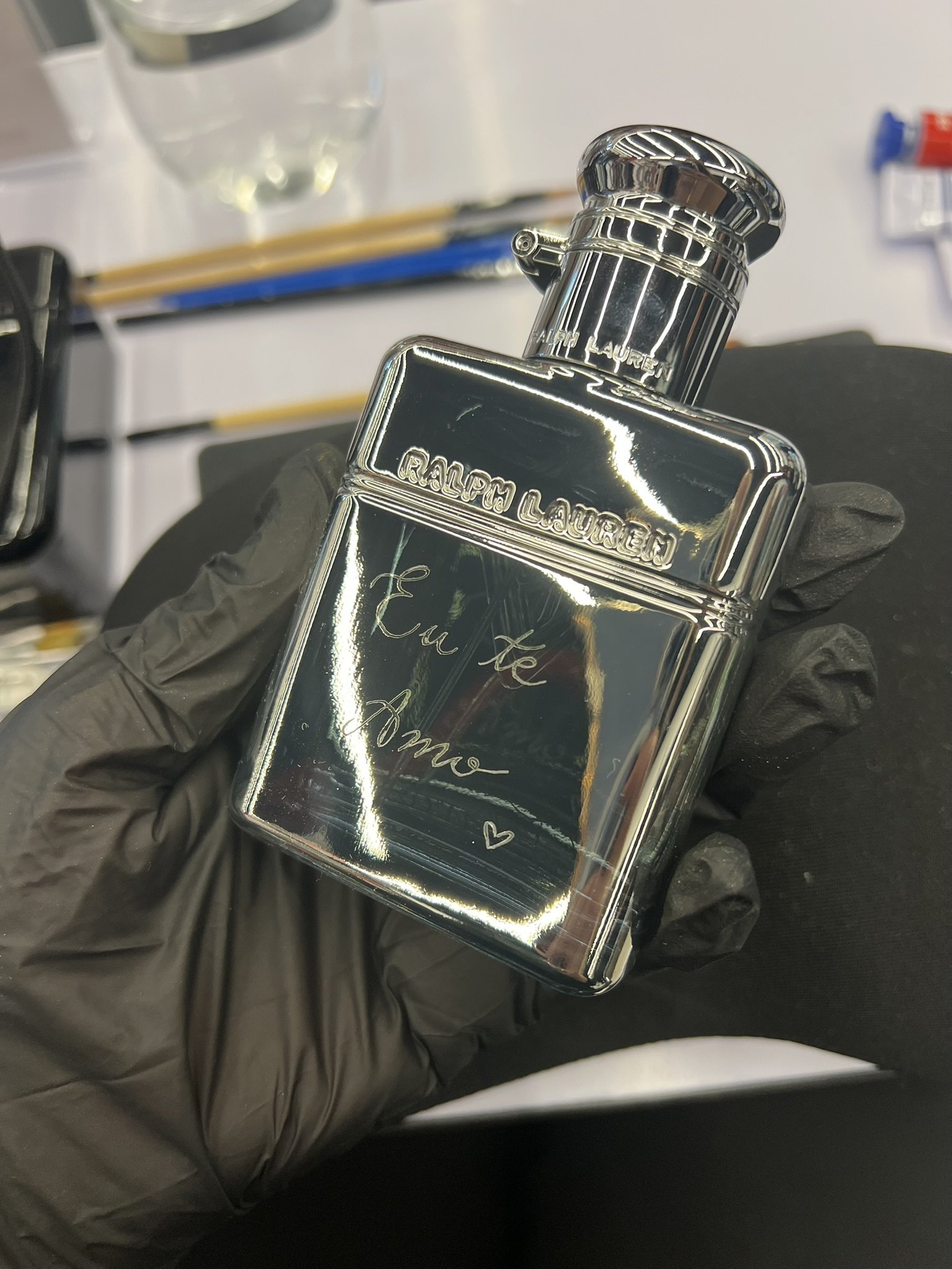 Gravação artística Engraving — detalhe 17